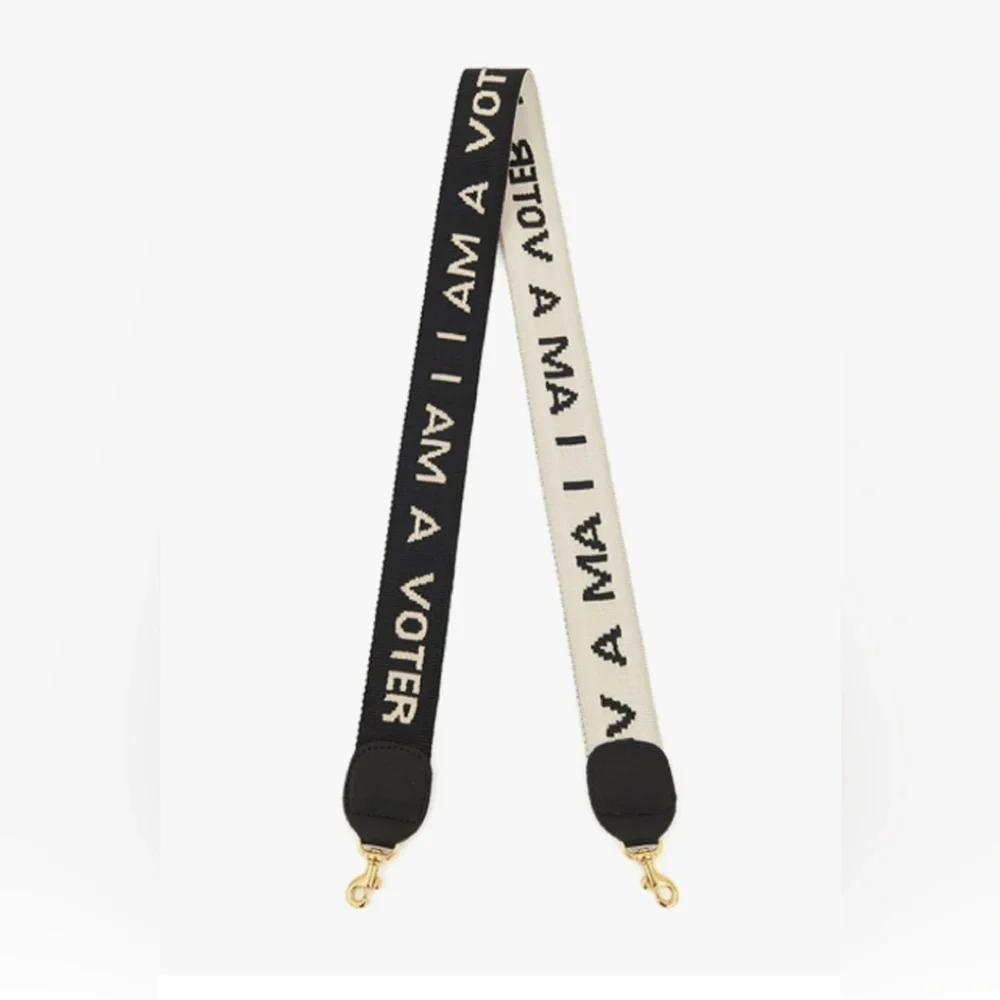 CLARE V. BAG STRAP-I AM A VOTER - Picture 1 of 7